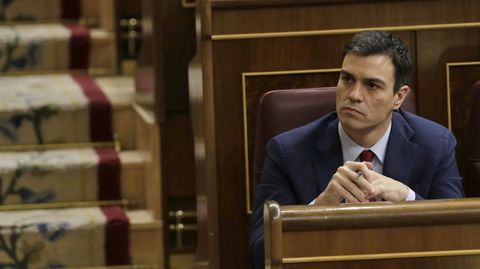 El l�der de la oposici�n, Pedro S�nchez