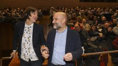 N�stor Rego, con Ana Pont�n