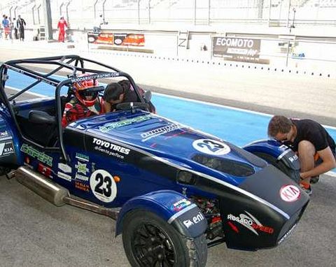 Casta��n, en su �ltima participaci�n en una prueba en el Jarama.
