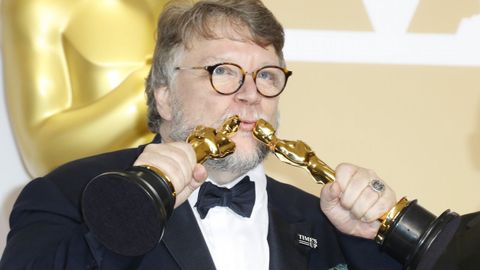 La forma del agua, de Guillermo del Toro, mejor pelcula y mejor director. 