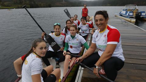 El equipo femenino de Dragon Boat de Verducido
