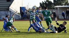 Imagen del partido de la primera vuelta entre el Puebla y el Paiosaco.