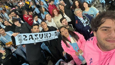 Las tres est�n integradas con la juventud en la grada de animaci�n y en las previas.
