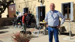 Jos� Garc�a G�mez, en el exterior de Casa Victoriano.