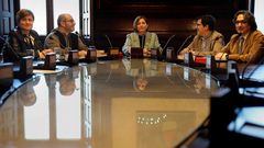 Esta ma�ana se celebr� la �ltima Mesa de la Diputaci�n Permanente del Parlament presidida por Carme Forcadell