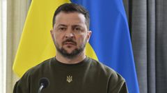 El presidente de Ucrania, Volod�mir Zelenski