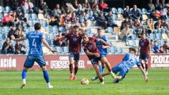 Compa en una acci�n del partido ante el Ourense de este s�bado