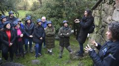 Visita de la federacin de sordos de Galicia al parque natural del Xurs