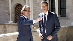 Pedro S�nchez se reune con Artur Mas 