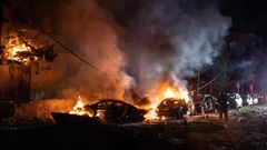 Misiles iran�es impactan en Tel Aviv