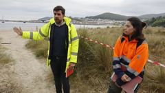 Miguel Rodil, director de proyecto y de obra de la regeneraci&oacute;n del sistema dunar de la playa de Covas, en Viveiro