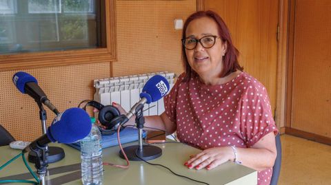 Sandra Insua, alcaldesa de Camari�as, este martes en Radio Voz 