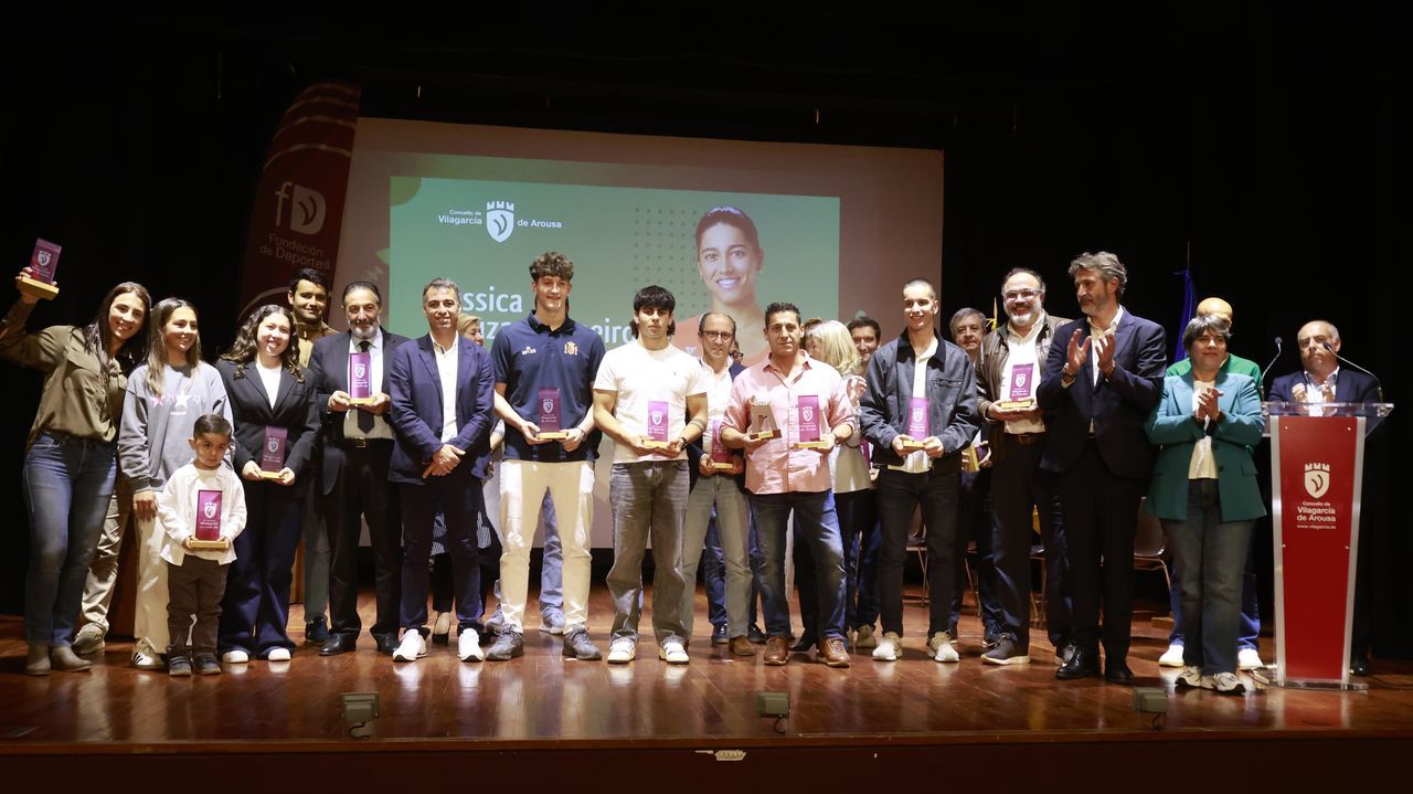 Jéssica Bouzas encadena su tercer Premio a Mellor Deportista y pasa a ser Deportista de Honra de Vilagarcía