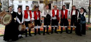 A agrupaci�n de m�sica tradicional Froito Novo chegou a ter ata cen membros, hoxe son unha ducia.