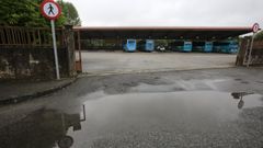 Vista de la d�rsena de la estaci�n de autobuses de Vilalba