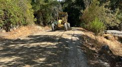 Obras en el paseo fluvial del Avia en Ribadavia