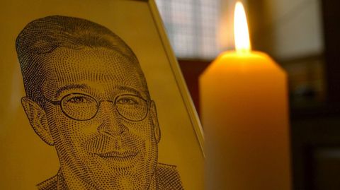 Retrato del periodista Daniel Pearl