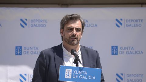 El conselleiro de Presidencia, Xustiza e Deportes de la Xunta, Diego Calvo.