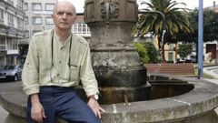 Toni Garc�a de Se�rez, en una visita a Carballo, lleva m�s de 42 a�os con un programa de radio en Montevideo dedicado a Galicia