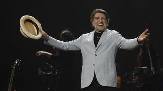 Sabina durante el concierto de Valencia el mes pasado