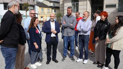 Cargos del BNG, con Néstor Rego, reclamaron mejores servicios ferroviarios para Lugo