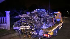 Mueren dos j�venes en un accidente de tr�fico en Monterrei