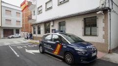 Exterior de la comisar�a de polic�a de Monforte, en la que este mes se reorganizaron los turnos