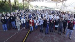 Numerosos vecinos acudieron a la fiesta solidaria de Castro-Laxe.