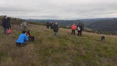Participantes en una de las actividades tur�stica de oto�o organizadas este a�o en el municipio de Taboada por el consorcio de la Ribeira Sacra