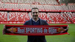 Rub�n Baraja ha sido presentado hoy como nuevo entrenador del Sporting de Gij�n en sustituci�n de Paco Herrera.