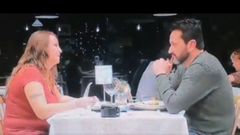 Uno de los momentos de la cita de Santiago y Alicia