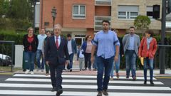 Wenceslao L�pez e Iv�n �lvarez visitan las obras en la calle Goya