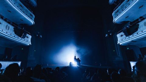 Inauguraci�n del festival WOS con Carme L�pez