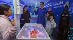 El camión de Incibe durante su estancia en Arousa.