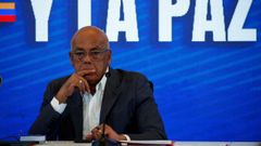 El presidente de la Asamblea Nacional venezolana, Jorge Rodrguez