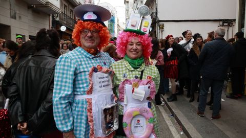 Martes de carnaval en el barrio de Monte Alto, en A Coru�a