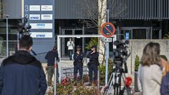 Registros en la sede de Plus Ultra en Madrid , en una imagen de archivo