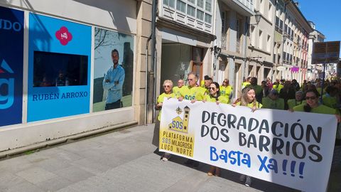 La manifestación recorrió la ciudad desde A Milagrosa hasta el centro