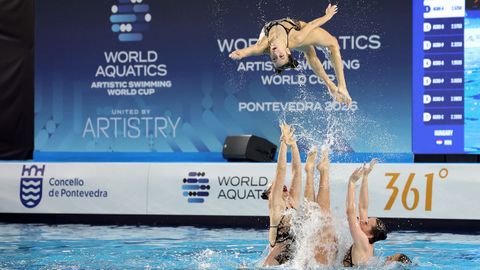 Campeonato del mundo de nataci�n sincronizada en Pontevedra