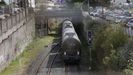 Zona del ferrocarril en O Burgo, en Culleredo
