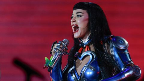 Katy Perry durante su actuación en el festival The Town de Sao Paulo (Brasil) el pasado mes de septiembre