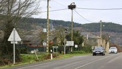 Un tramo de la carretera LU-546, uno de los viales donde se har�n obras de mejora