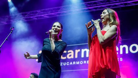 El dúo Azúcar Moreno, en imagen de archivo durante un concierto celebrado en Galicia