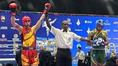 Iglesias, tras ganar al representante de Sudfrica.