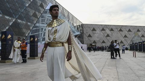 Ceremonia de preparacin para la inauguracin del museo