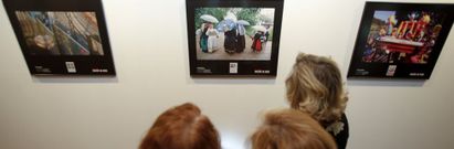 Una imagen de Galicia en Foco, exposici�n contigua, en Afundaci�n, a la de caricaturas. 