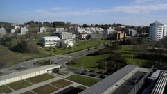 Campus de Santiago, donde estudian unos 22.000 alumnos; en Galicia en total hay sobre 56.000 personas preparndose en la universidad
