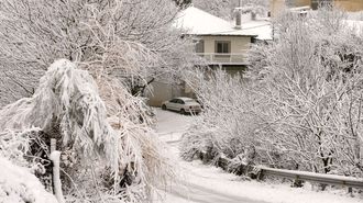 Otra nevada intensa en las monta�as de O Courel y O Incio