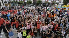 Recepci�n a las campeonas de Copa del Burela FSF