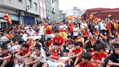 Pantalla gigante en Ribeira.